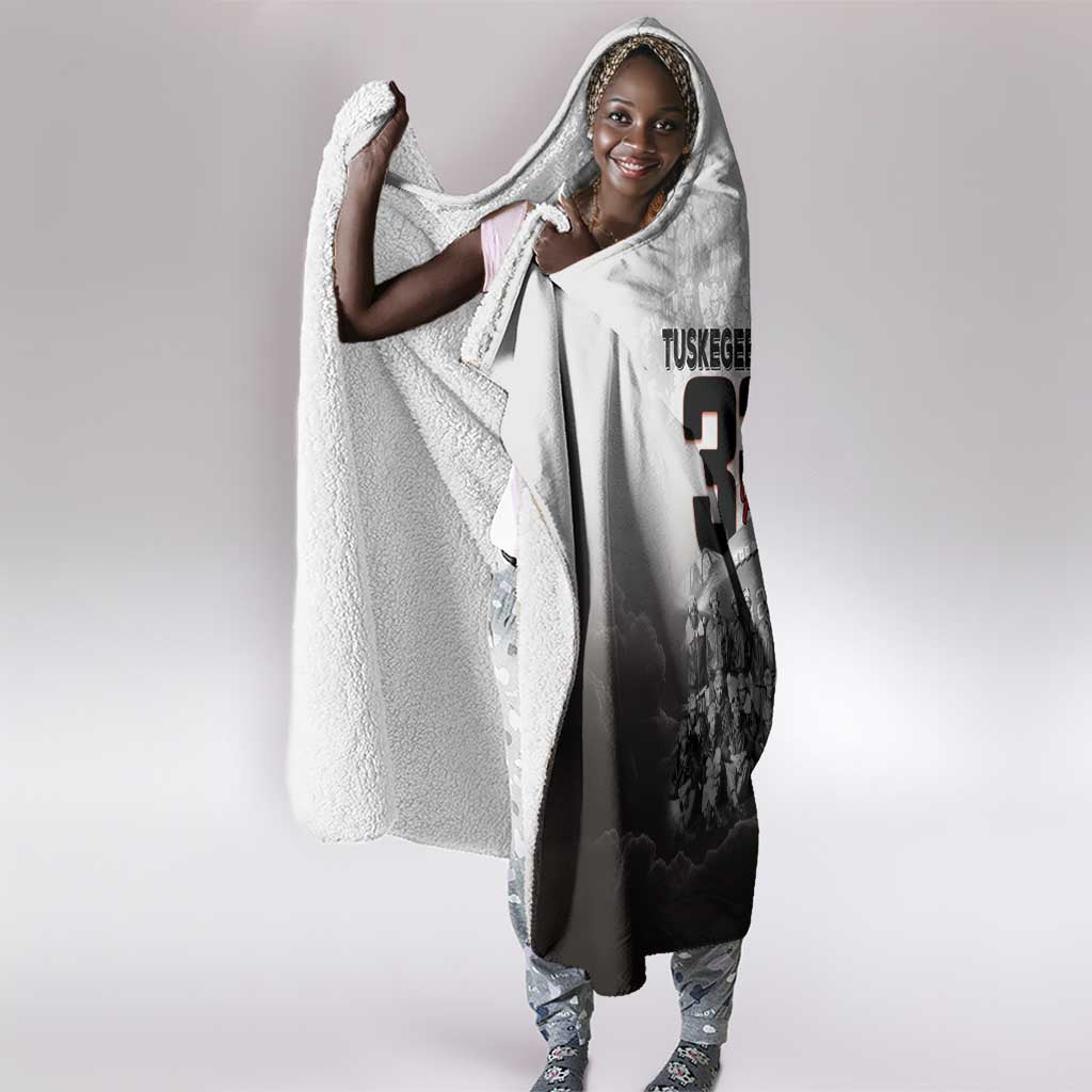 Tuskegee Airmen  Red Tails Pride Hooded Blanket 332nd Fighter Group - African Pride