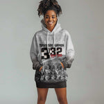 Tuskegee Airmen Red Tails Pride Hoodie Dress 332nd Fighter Group - African Pride