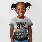 Tuskegee Airmen Red Tails Pride Kid T shirt 332nd Fighter Group - African Pride