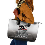 Tuskegee Airmen Red Tails Pride Leather Tote Bag 332nd Fighter Group - African Pride