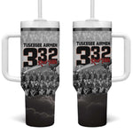 Tuskegee Airmen Red Tails Pride Tumbler With Handle 332nd Fighter Group - African Pride