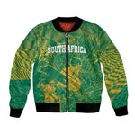 Cricket South Africa Custom Bomber Jacket Green Version Proteas - African Pride