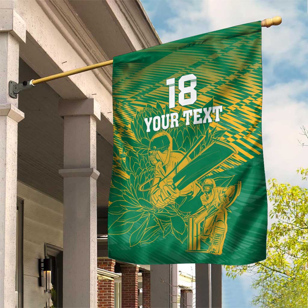 Cricket South Africa Custom Garden Flag Green Version Proteas - African Pride