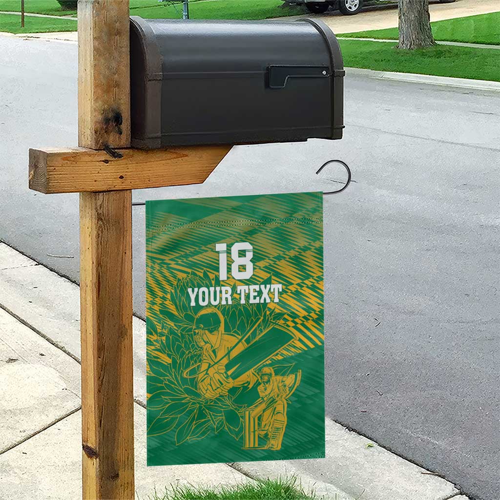 Cricket South Africa Custom Garden Flag Green Version Proteas - African Pride