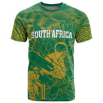 Cricket South Africa Custom T shirt Green Version Proteas - African Pride