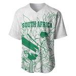 Cricket South Africa Custom Baseball Jersey White Version Proteas - African Pride