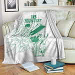 Cricket South Africa Custom Blanket White Version Proteas - African Pride