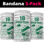 Cricket South Africa Custom Neck Gaiter White Version Proteas LT18
