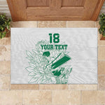 Cricket South Africa Custom Rubber Doormat White Version Proteas - African Pride