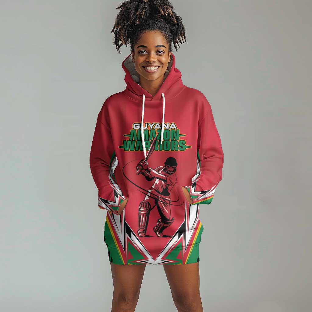 Guyana Cricket Amazon Warriors Custom Hoodie Dress Go Champion - African Pride