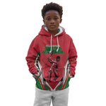 Guyana Cricket Amazon Warriors Custom Kid Hoodie Go Champion - African Pride