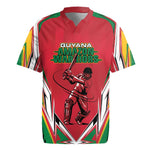 Guyana Cricket Amazon Warriors Custom Rugby Jersey Go Champion - African Pride