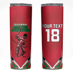 Guyana Cricket Amazon Warriors Custom Skinny Tumbler Go Champion - African Pride