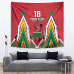 Guyana Cricket Amazon Warriors Custom Tapestry Go Champion - African Pride