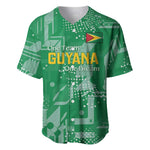 One Team One Game Guyana Football Custom Baseball Jersey Pride Of Guyana Green Version - African Pride
