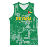 One Team One Game Guyana Football Custom Basketball Jersey Pride Of Guyana Green Version - African Pride
