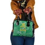 One Team One Game Guyana Football Custom Shoulder Handbag Pride Of Guyana Green Version - African Pride