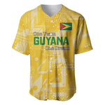 One Team One Game Guyana Football Custom Baseball Jersey Pride Of Guyana Green Version - African Pride