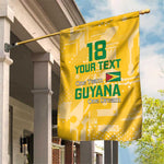 One Team One Game Guyana Football Custom Garden Flag Pride Of Guyana Green Version - African Pride