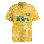 One Team One Game Guyana Football Custom Rugby Jersey Pride Of Guyana Green Version - African Pride