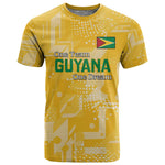 One Team One Game Guyana Football Custom T shirt Pride Of Guyana Green Version - African Pride