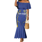 Custom Afro Tanzania Football Mermaid Dress Taifa Stars Go Champion