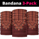 Africa Dashiki Neck Gaiter With Belladonna Lily - African Pride