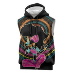 Personalized Africa Sleeveless Hoodie Beautiful Black Woman - African Pride
