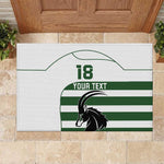 Custom Zimbabwe Sables Rugby Rubber Doormat Go Champion - African Pride