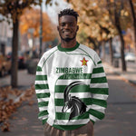 Custom Zimbabwe Sables Rugby Sweatshirt Go Champion - African Pride