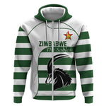 Custom Zimbabwe Sables Rugby Zip Hoodie Go Champion - African Pride