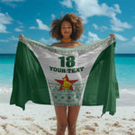 Custom Zimbabwe Sables Rugby Sarong African Patterns - African Pride