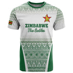 Custom Zimbabwe Sables Rugby T shirt African Patterns - African Pride