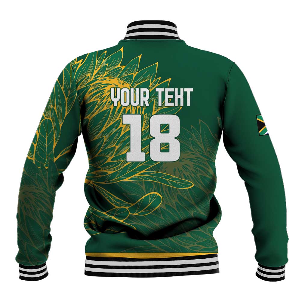 Rugby South Africa Champion Custom Baseball Jacket Springboks Mascot - African Pride