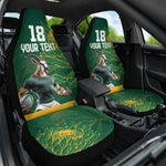 Rugby South Africa Champion Custom Car Seat Cover Springboks Mascot - African Pride