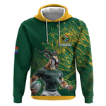 Rugby South Africa Champion Custom Hoodie Springboks Mascot - African Pride