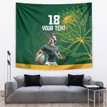 Rugby South Africa Champion Custom Tapestry Springboks Mascot - African Pride