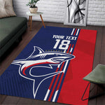 Cape Verde Football Pride Custom Area Rug Tubaroes Azuis Champion - African Pride