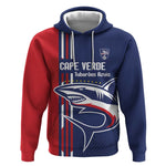 Cape Verde Football Pride Custom Hoodie Tubaroes Azuis Champion - African Pride