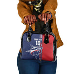 Cape Verde Football Pride Custom Shoulder Handbag Tubaroes Azuis Champion - African Pride