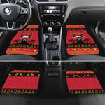 Afro Angola Giant Sable Antelope Christmas Car Mats Virtus Unita Fortior Feliz Natal