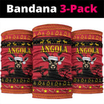 Afro Angola Giant Sable Antelope Christmas Neck Gaiter Virtus Unita Fortior Feliz Natal LT18