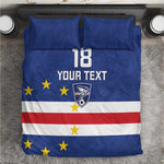 Cape Verde Football Go Champion Custom Bedding Set Sporty Style - African Pride