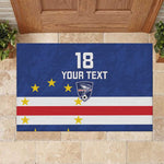 Cape Verde Football Go Champion Custom Rubber Doormat Sporty Style - African Pride