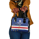 Cape Verde Football Go Champion Custom Shoulder Handbag Sporty Style - African Pride