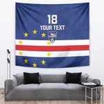 Cape Verde Football Go Champion Custom Tapestry Sporty Style - African Pride