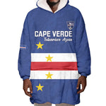 Cape Verde Football Go Champion Custom Wearable Blanket Hoodie Sporty Style - African Pride