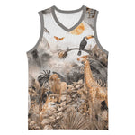 Afro Safari Animals Basketball Jersey - African Pride