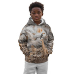 Afro Safari Animals Kid Hoodie