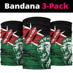 Afro Kenya Lion Head Neck Gaiter Flag Style LT18